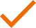 Simple orange verification mark